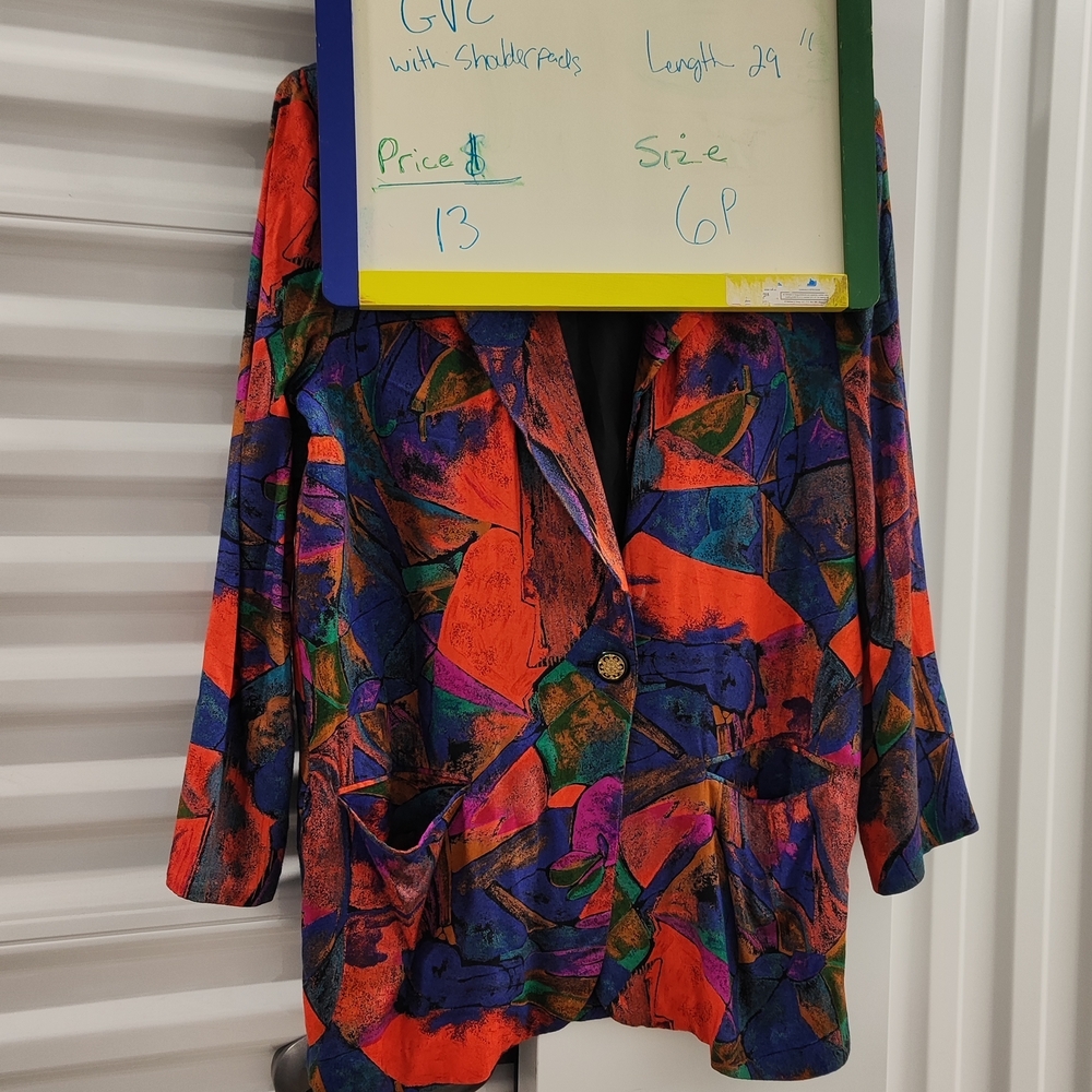 Colorful Abstract Blazer - Picture 5 of 5